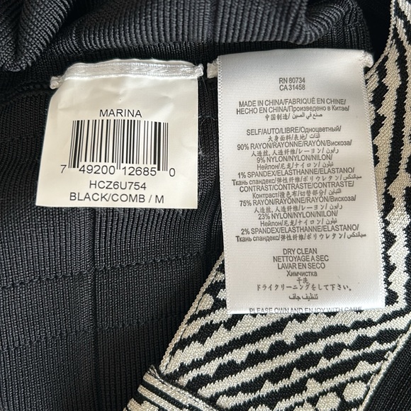 Herve Leger Marina Bandage Mini Dress Size Medium - Picture 12 of 12